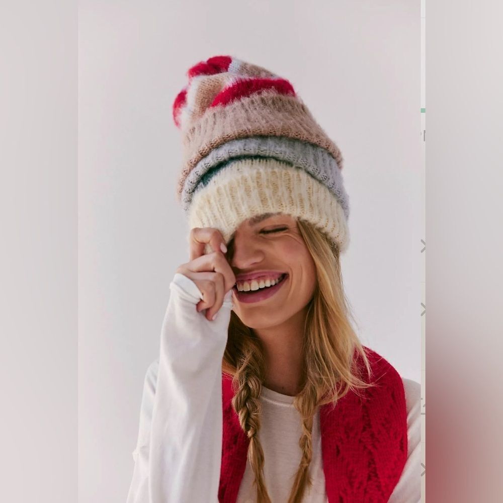 Free People NWT The Grove Stripe Beanie